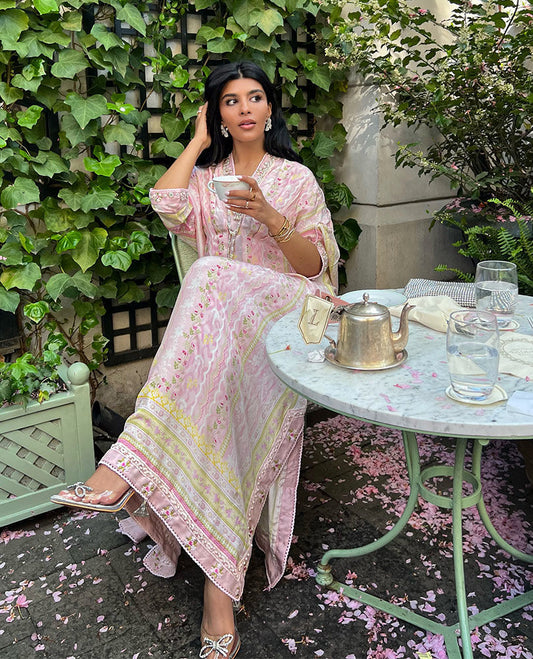 Rohma Siddiuqi in Marni Blush Kaftan