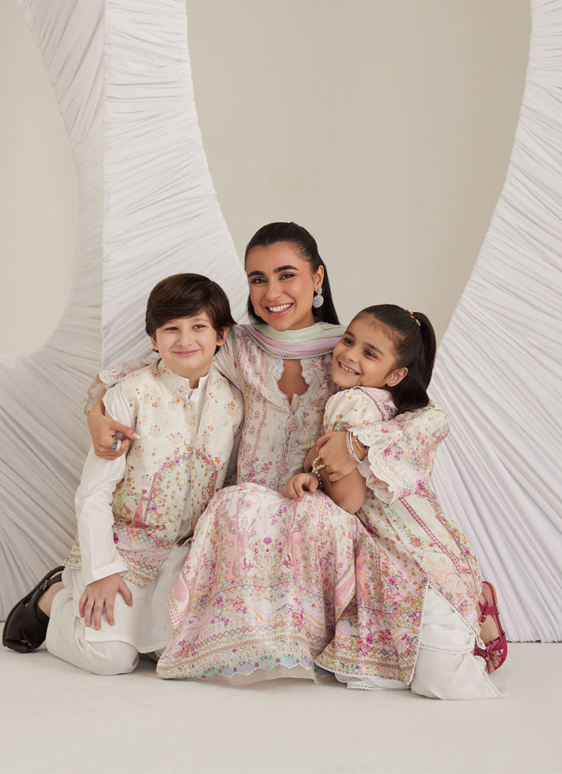 Brea Ivory Shirt and Dupatta