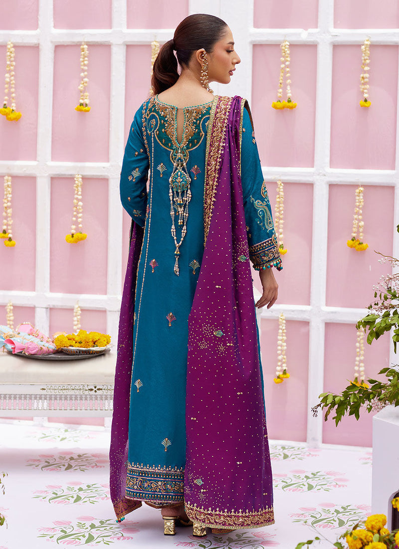 Alaya Teal Kurta And Dupatta