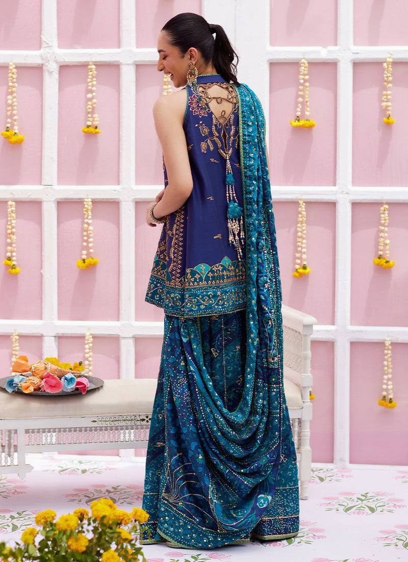 Ryza Blockprinted Short Shirt And Dhaka