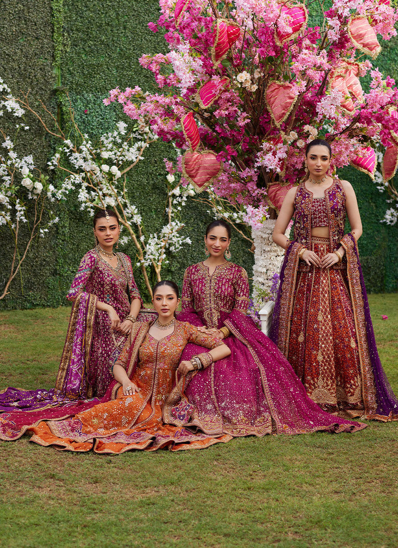 Leena Block Printed Lehnga And Jacket