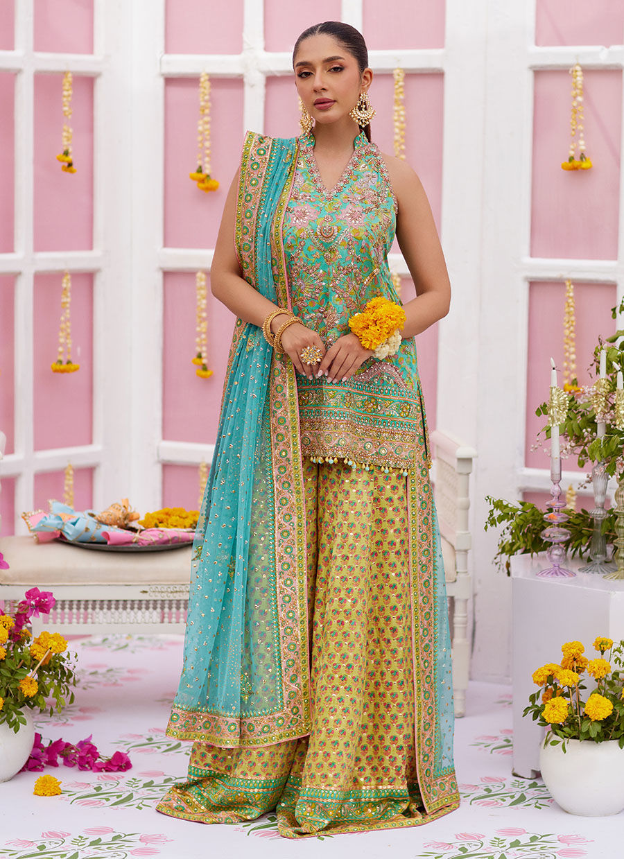 Ryenna Blockprinted Short Shirt And Dhaka