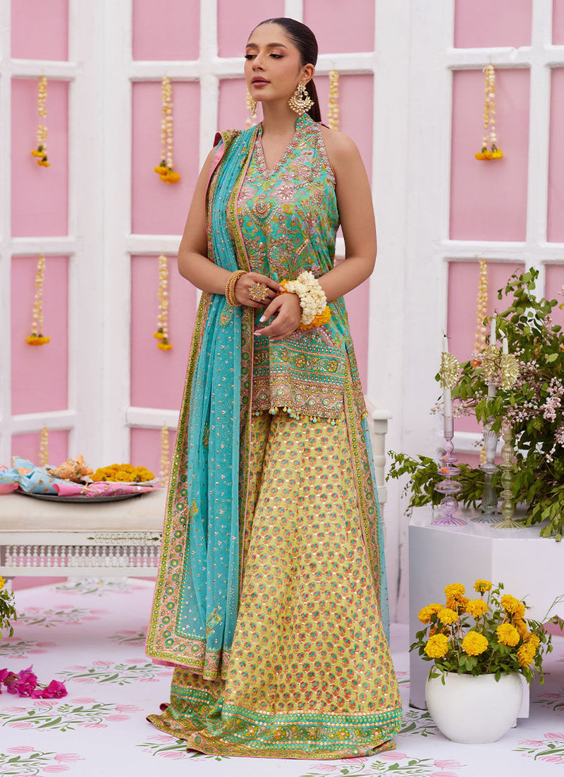 Ryenna Blockprinted Short Shirt And Dhaka