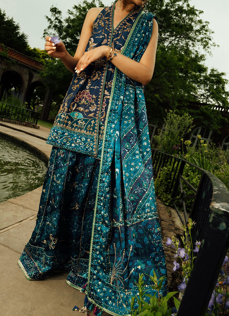 Ryza Blockprinted Short Shirt And Dhaka