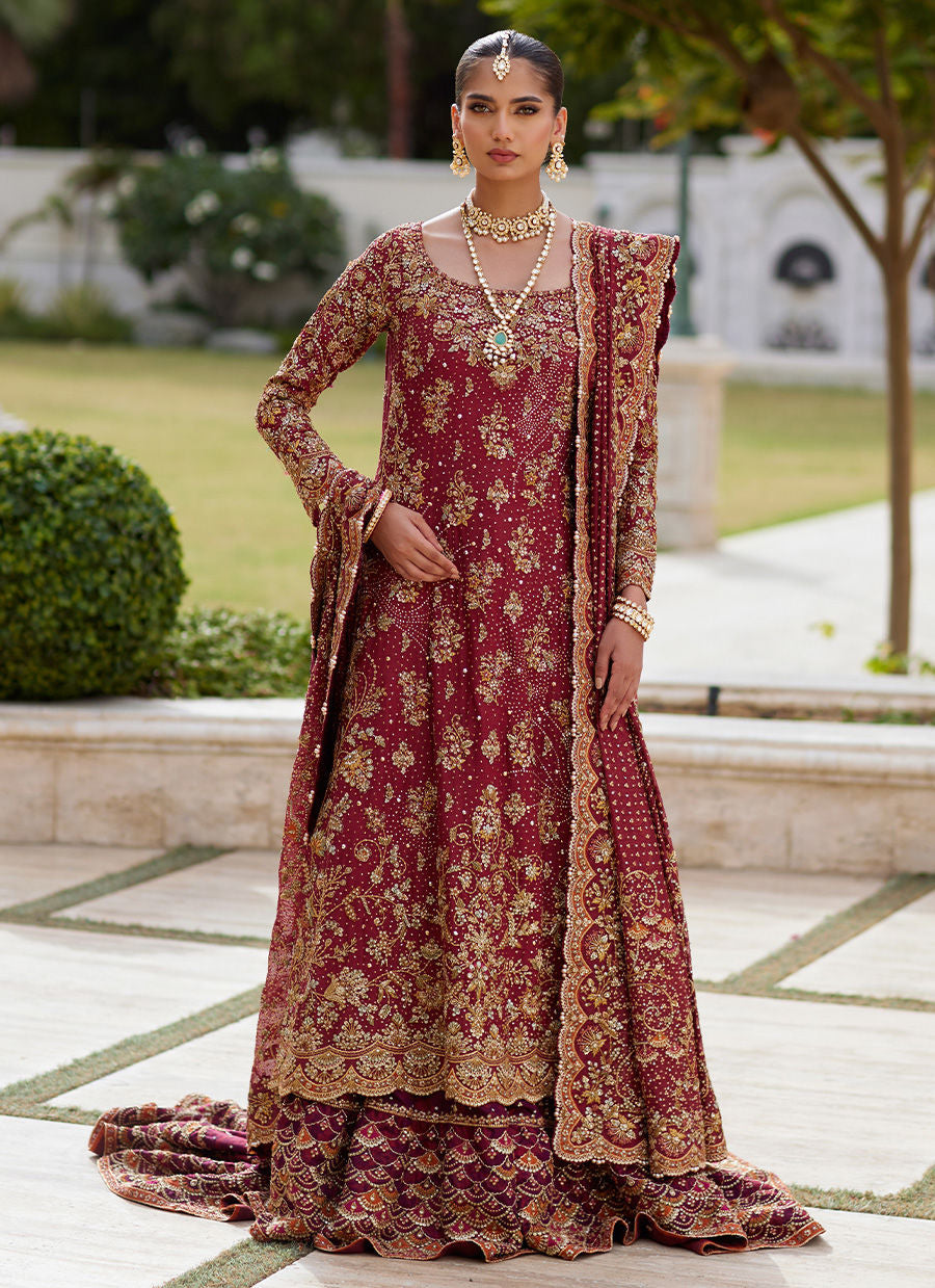 Shahbanu Crimson Bridal