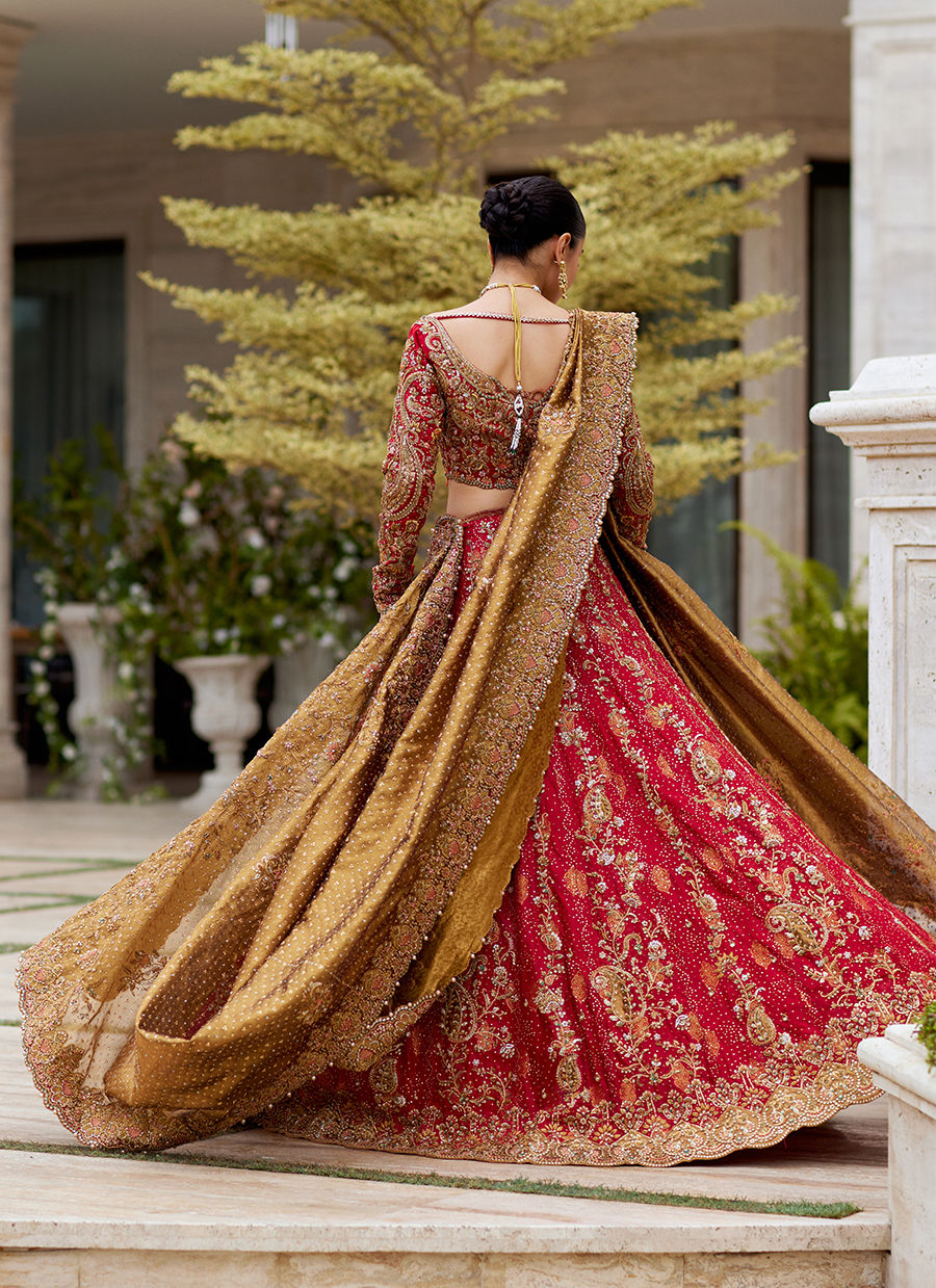 Mahvash Scarlet Lehnga Choli