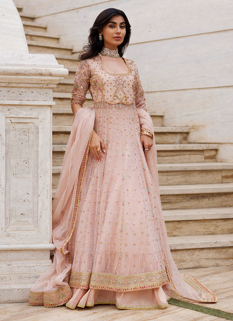 Nazneed Peach Kalidaar