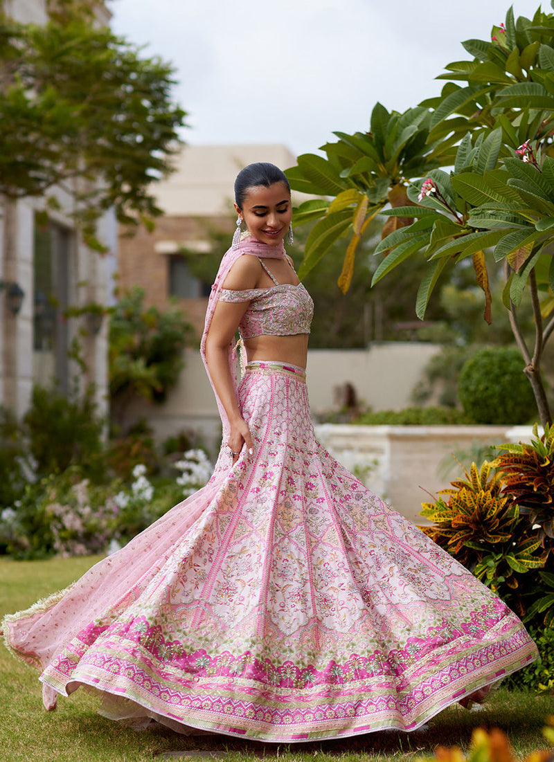 Dilruba Carnation Pink Lehnga Choli