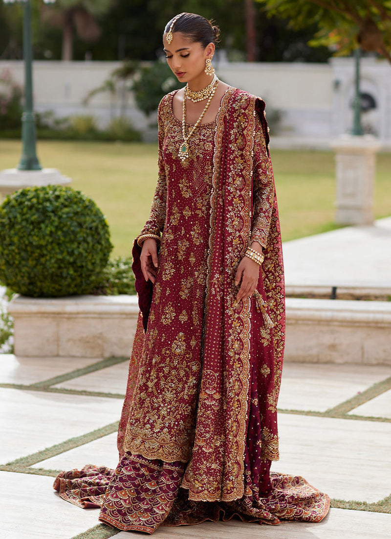 Shahbanu Crimson Bridal