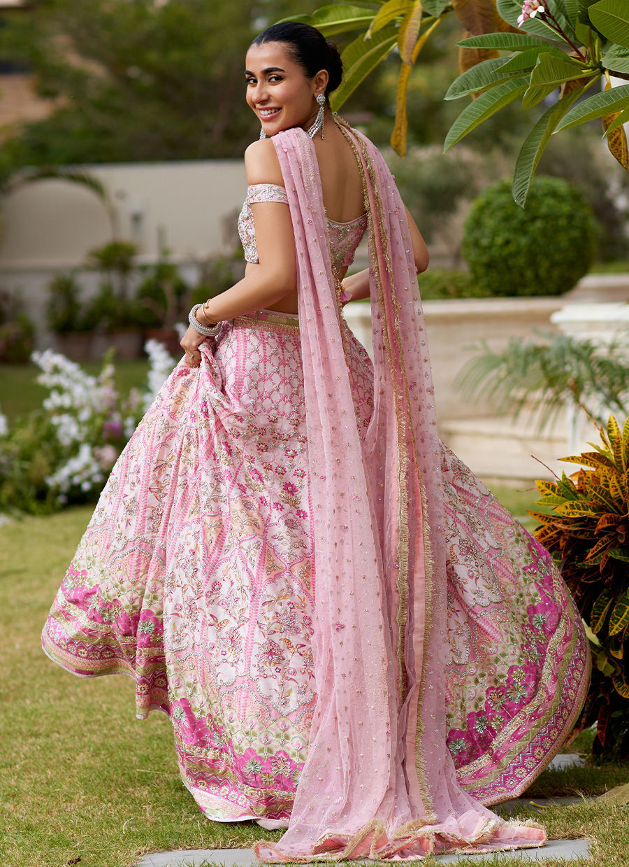 Dilruba Carnation Pink Lehnga Choli