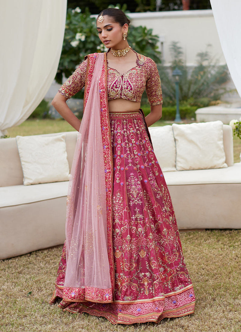 Alira Magenta Lehnga Choli
