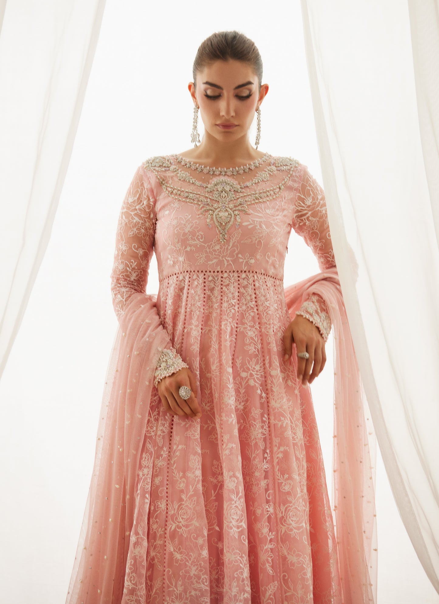 True Blush Kalidaar And Dupatta