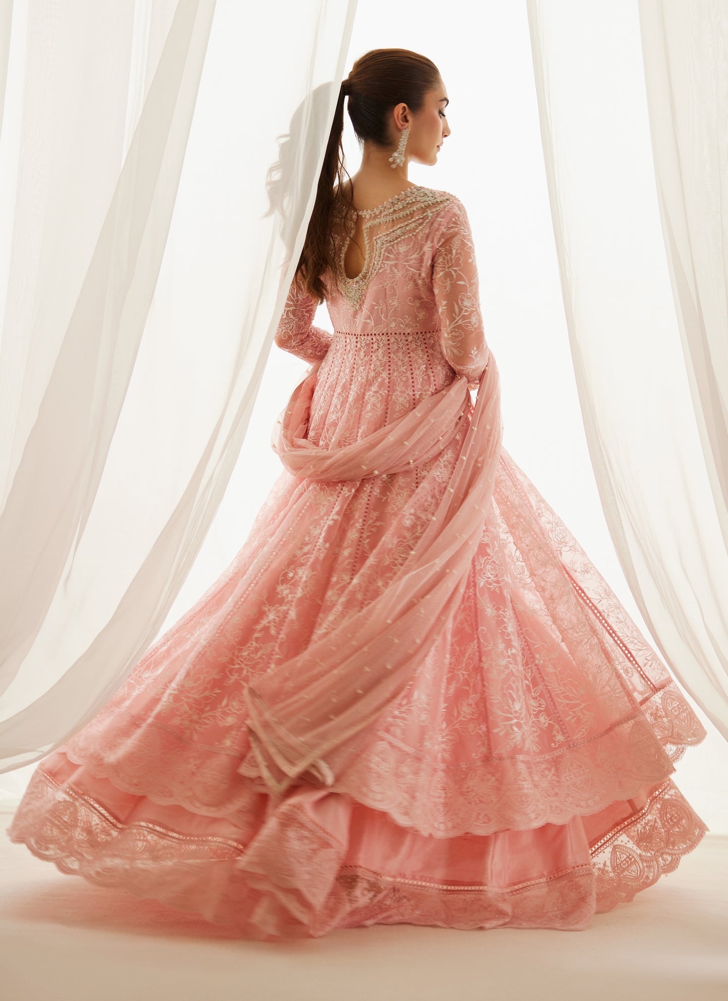 True Blush Kalidaar And Dupatta