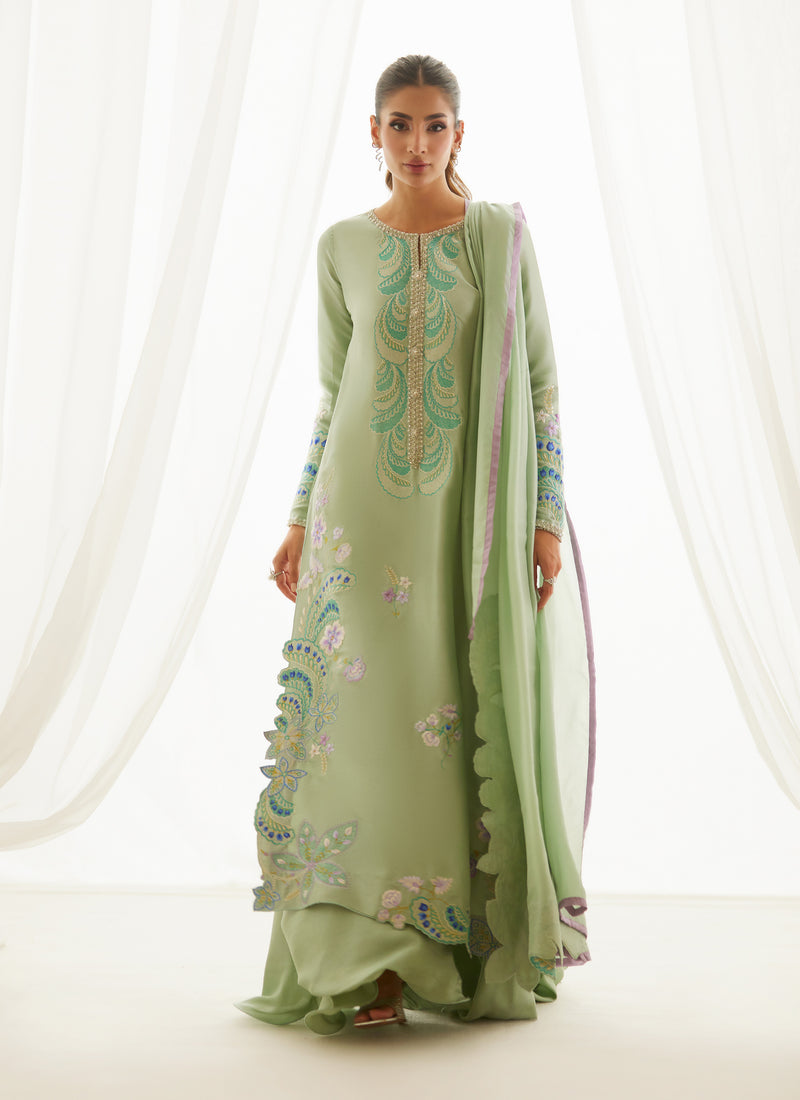 Jovie Blue Shirt And Dupatta