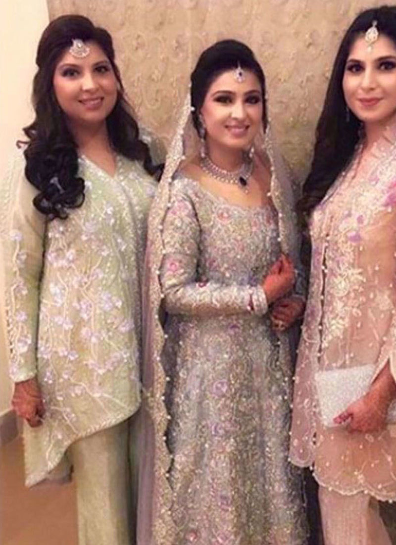Gorgeous Bushra and her sisters all in Farah Talib Aziz