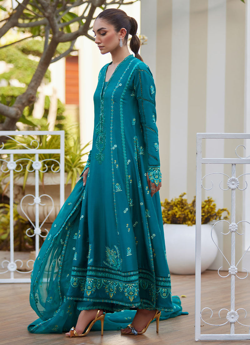 Leni Emerald Kalidaar and Dupatta