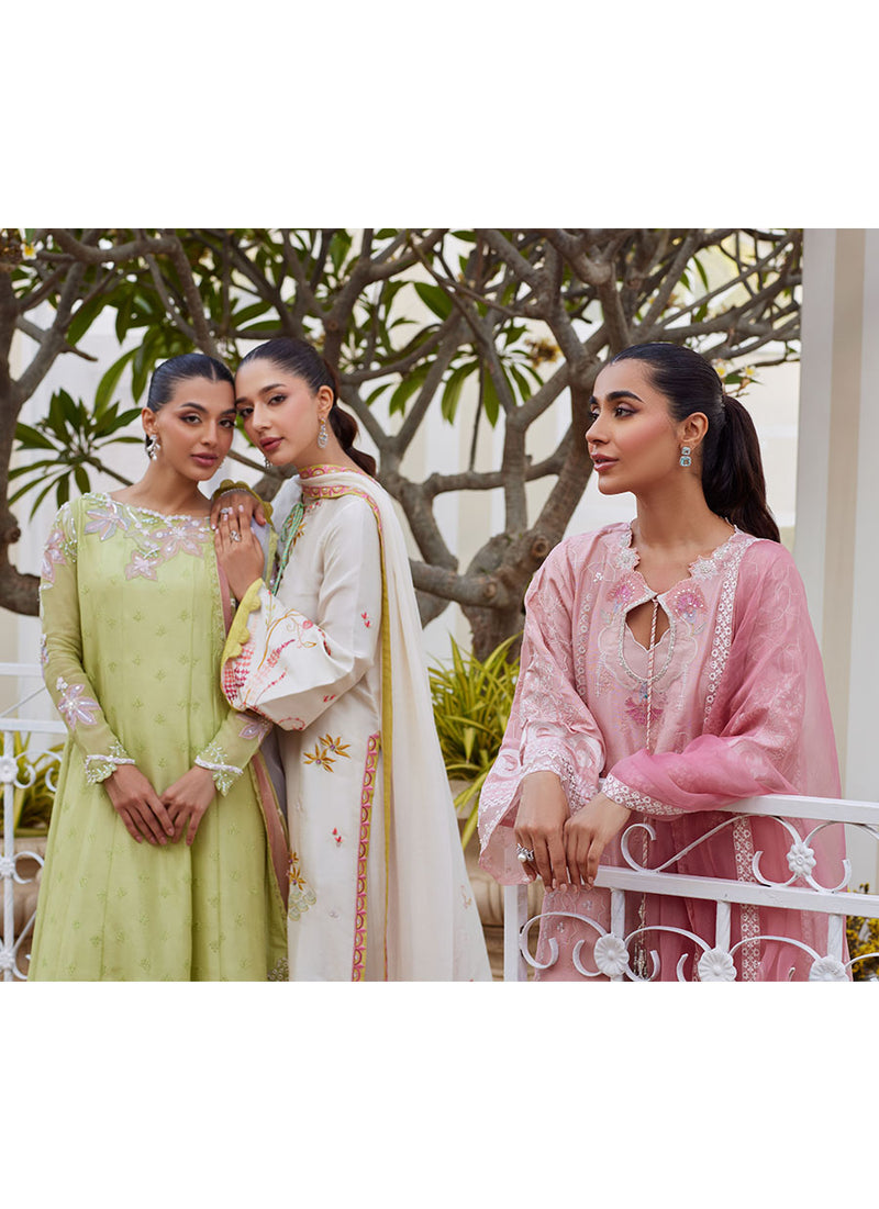 Jovie Tea Pink Shirt and Dupatta