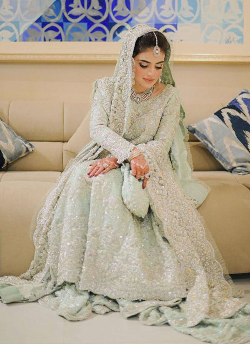 Bride in an Ice Blue #Fta Signature Bridal