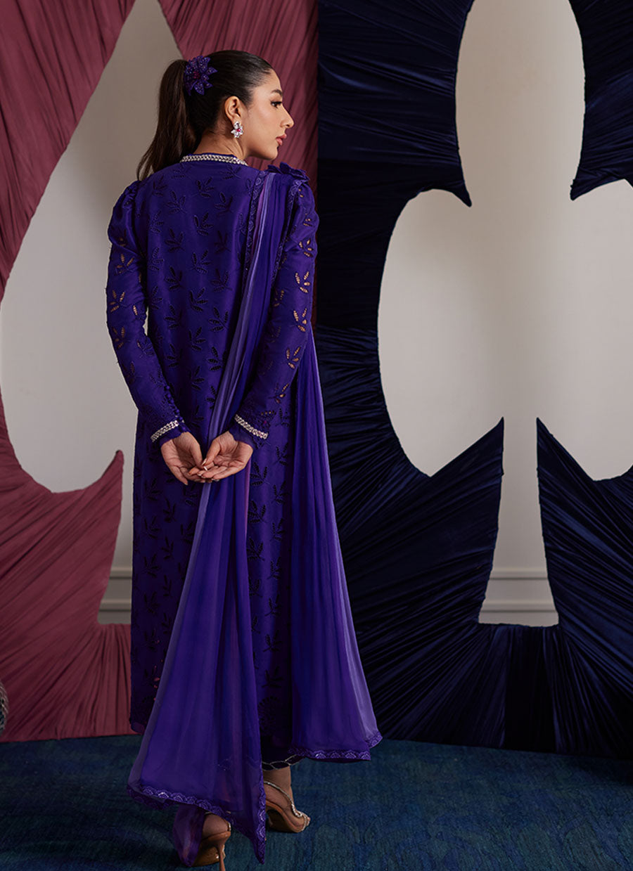 Gloria Indigo Shirt And Dupatta