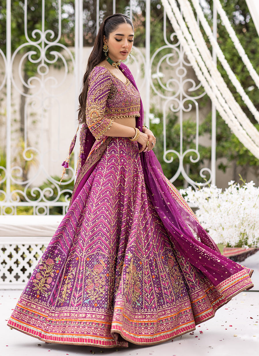 Farzaneh Purple Lehnga Choli