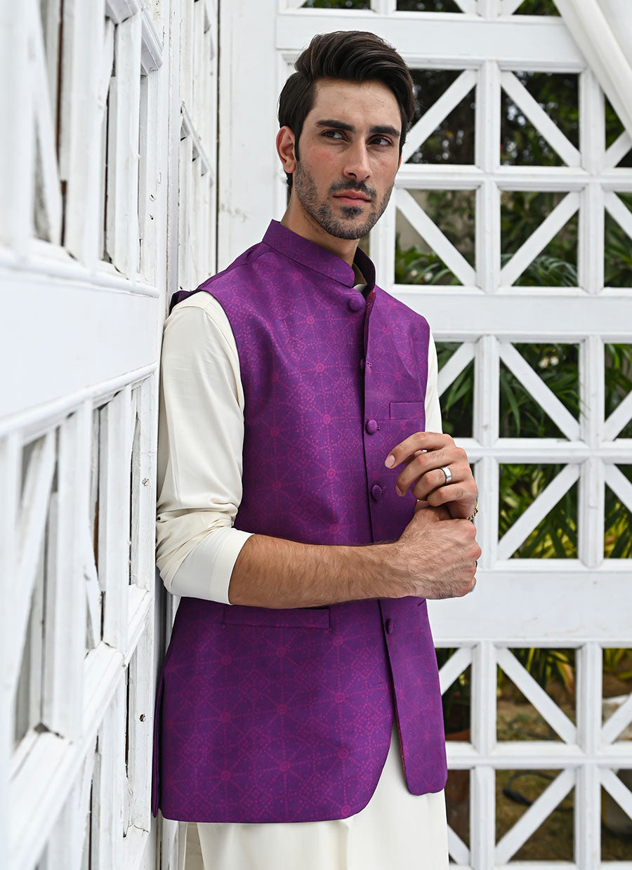 Farzaneh Purple waistcoat