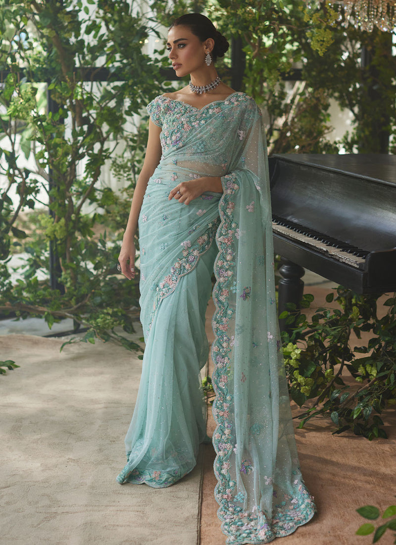 Vanya Aqua Saree