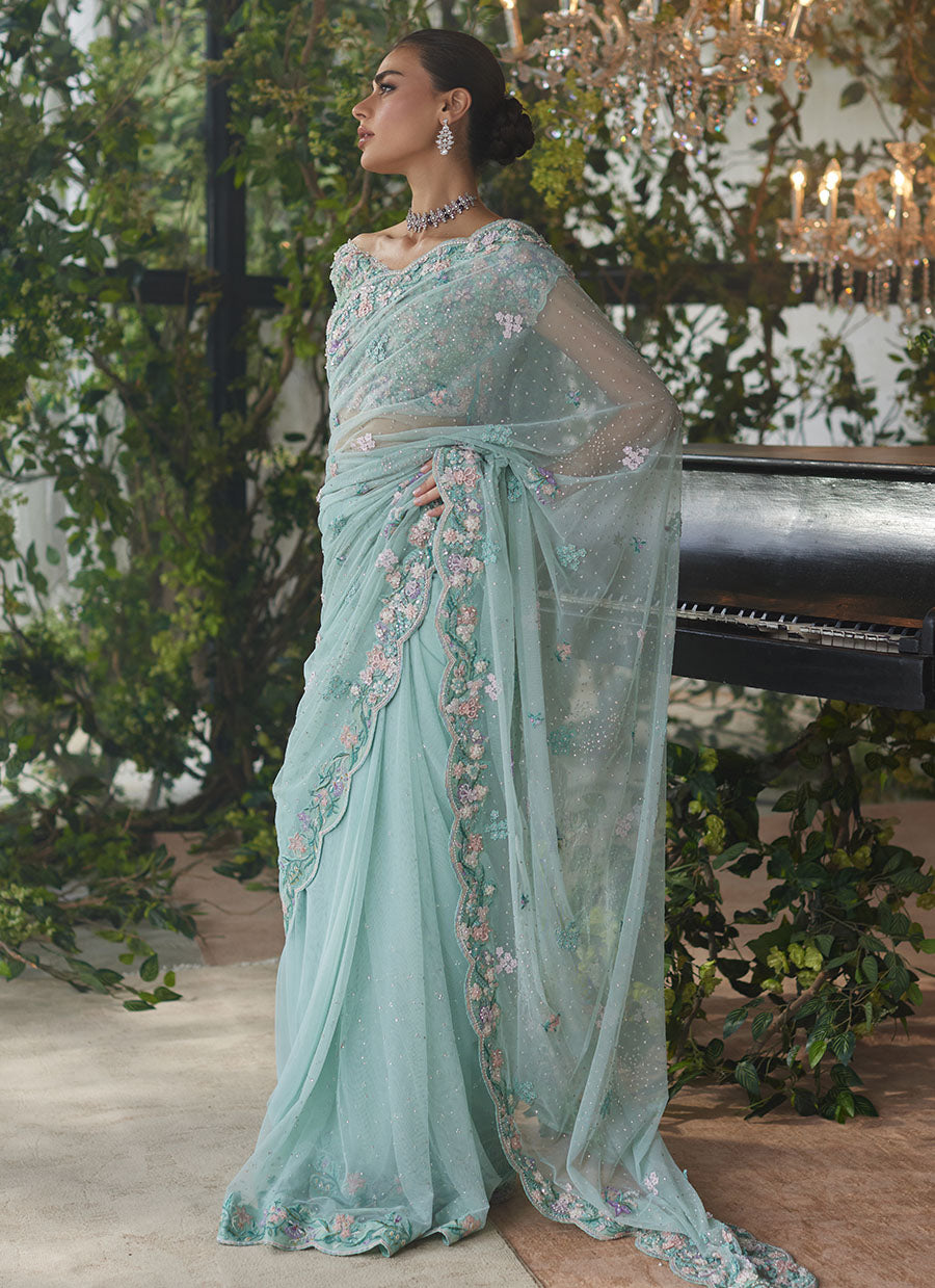 Vanya Aqua Saree