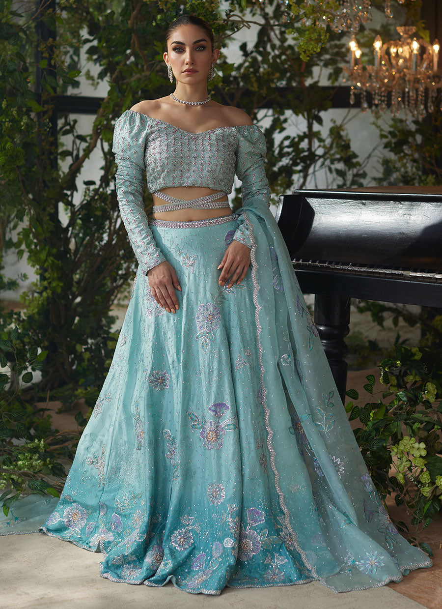 Mirabelle Aqua Lehnga Choli