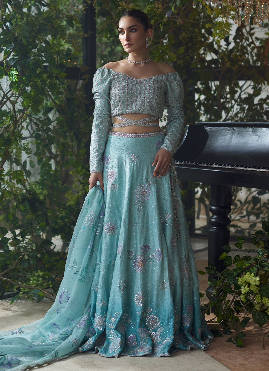 Mirabelle Aqua Lehnga Choli