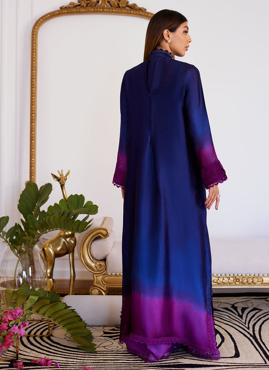 Morgana Ombre Shisha Silk Long Shirt