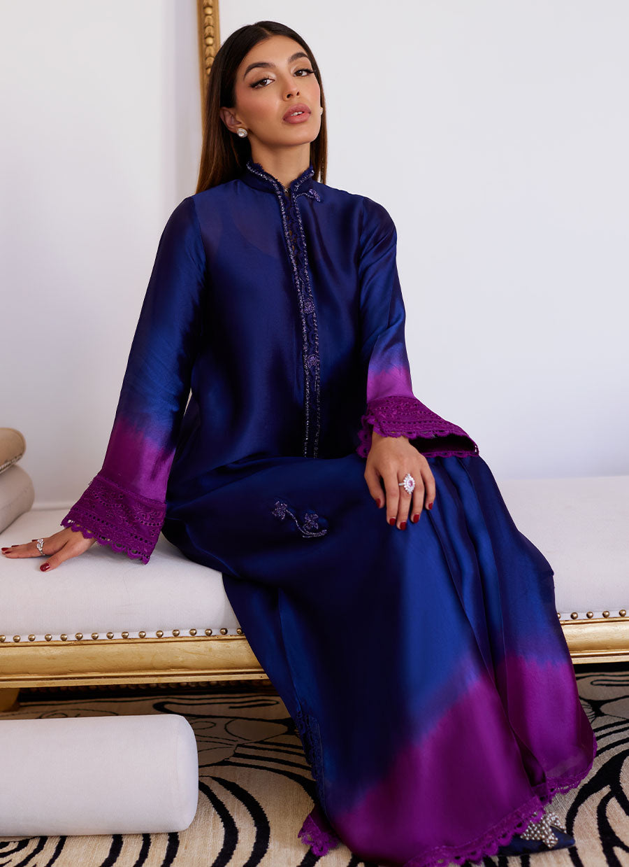 Morgana Ombre Shisha Silk Long Shirt