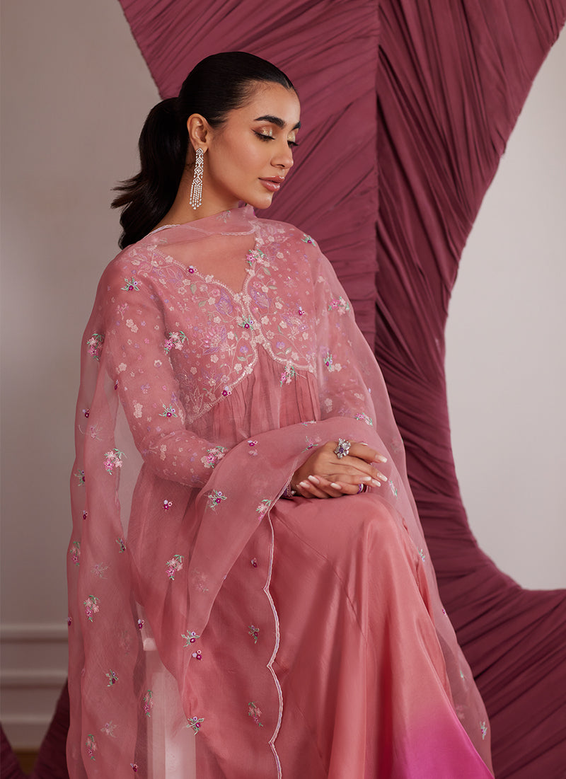 Wylie Watermelon Kalidaar And Dupatta