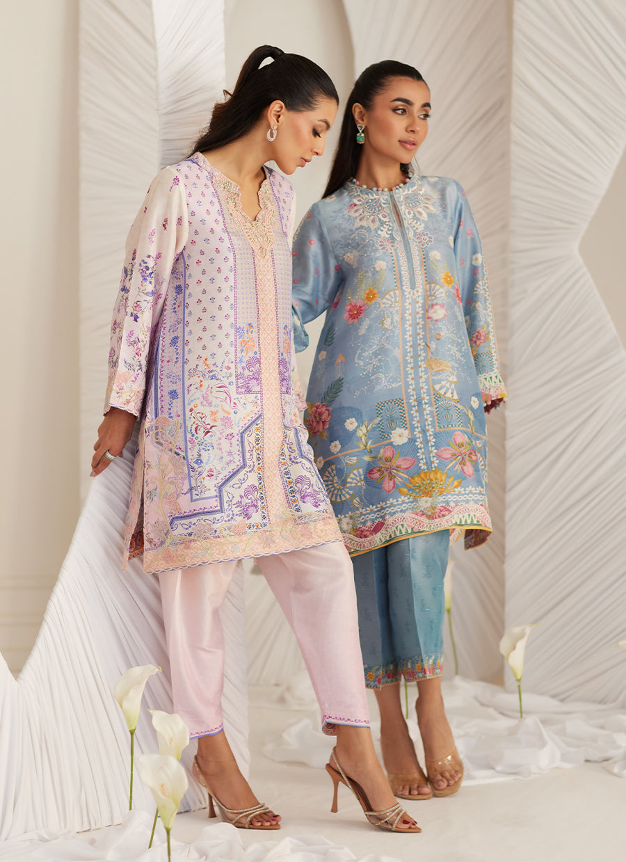 Carla Slate Blue Shirt and Pants