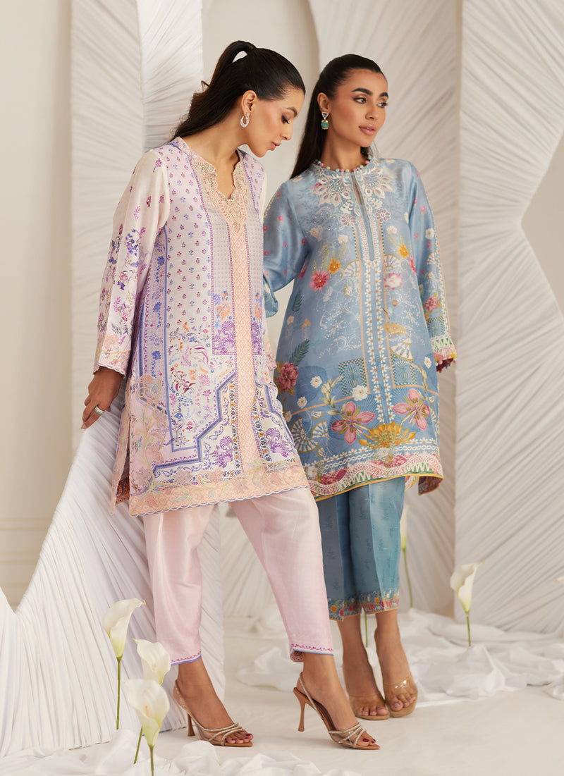 Carla Slate Blue Shirt and Pants