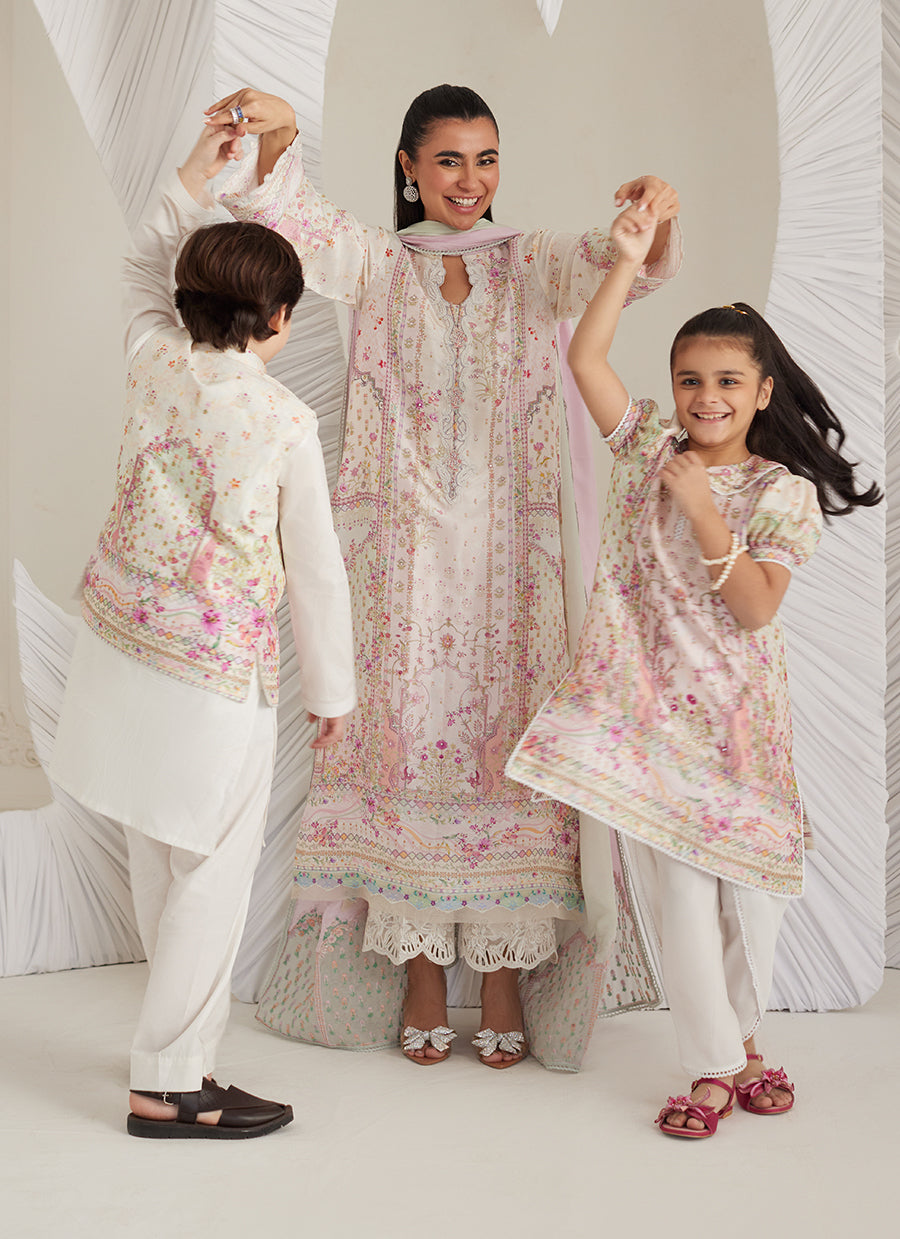 Brea Ivory Shirt and Dupatta