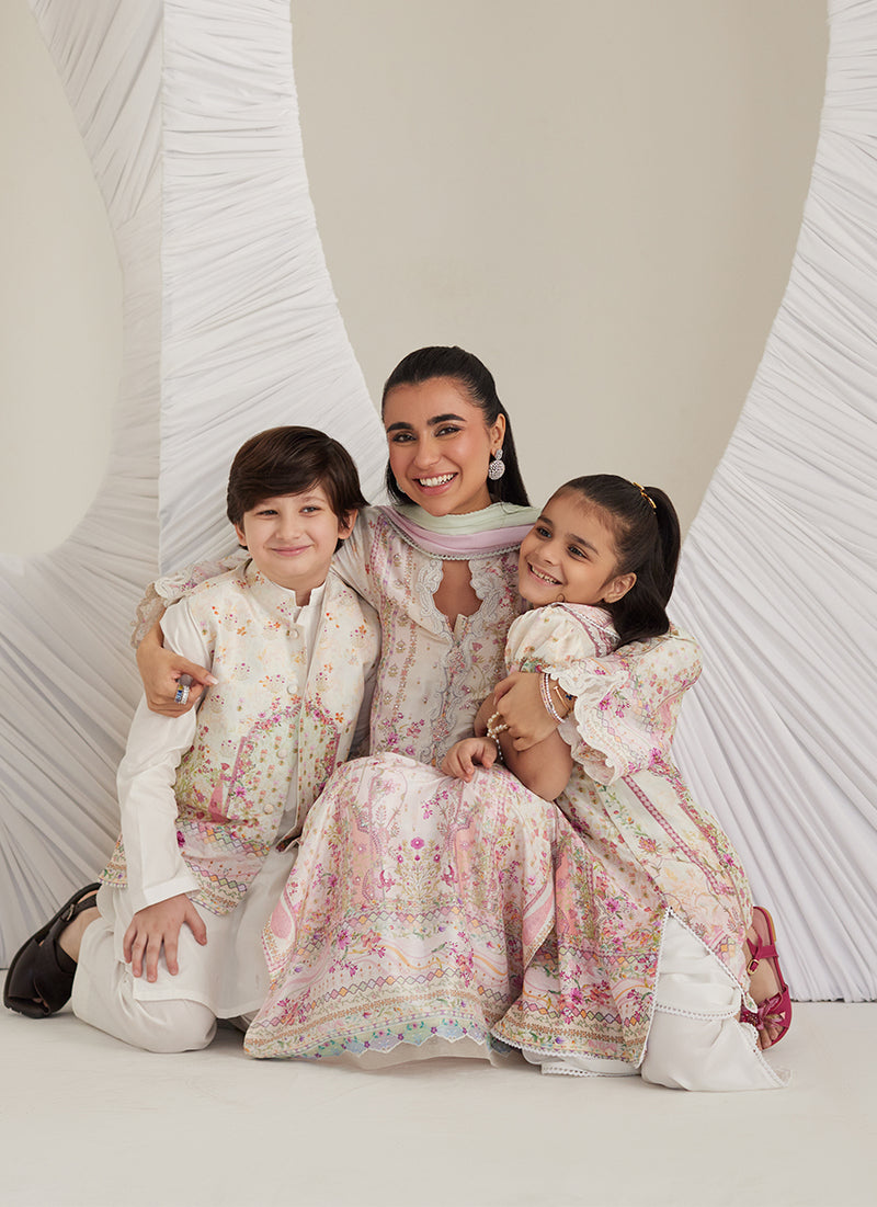 Brea Ivory Shirt and Dupatta