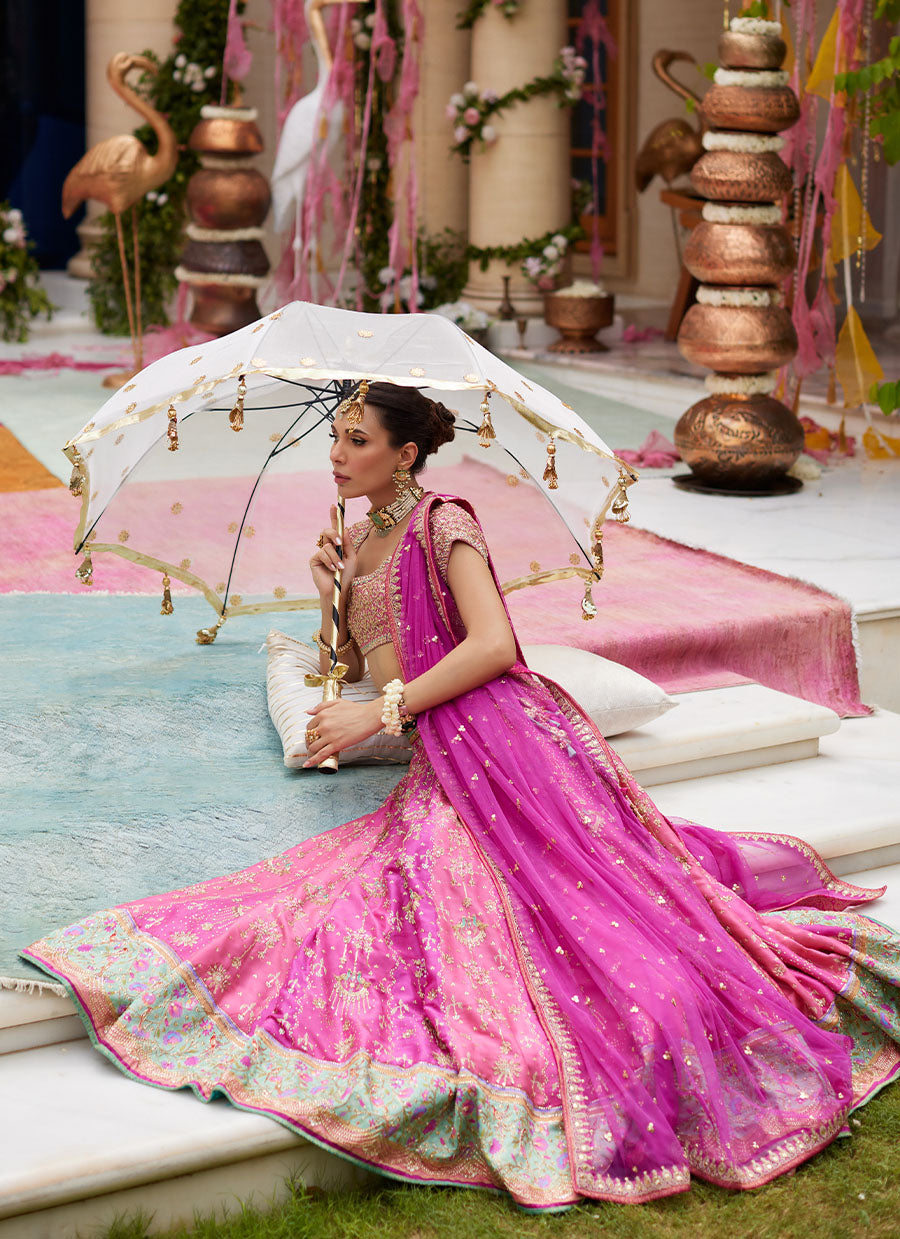 Parisa Hot Pink Lehenga Choli