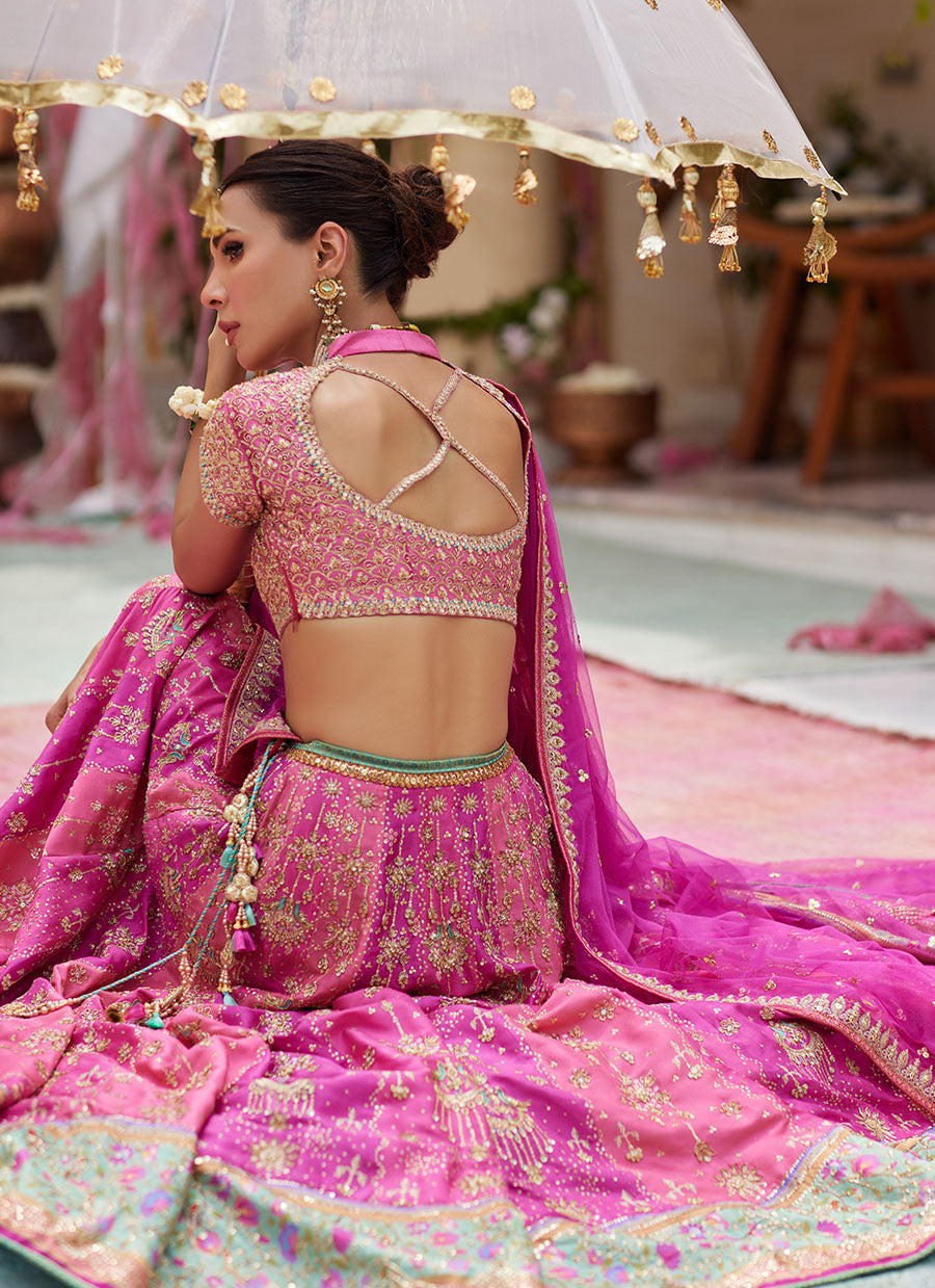 Parisa Hot Pink Lehenga Choli