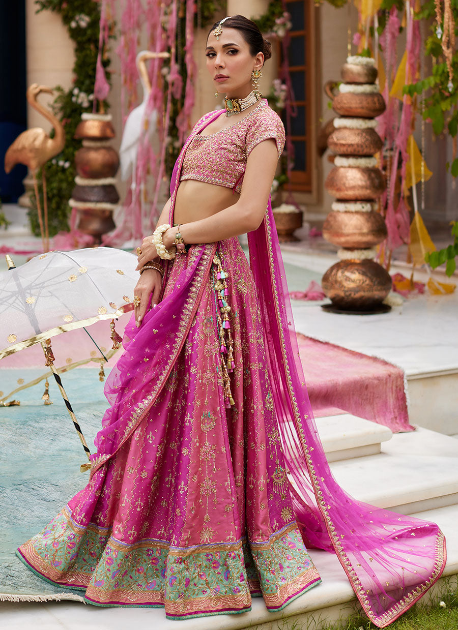 Parisa Hot Pink Lehenga Choli