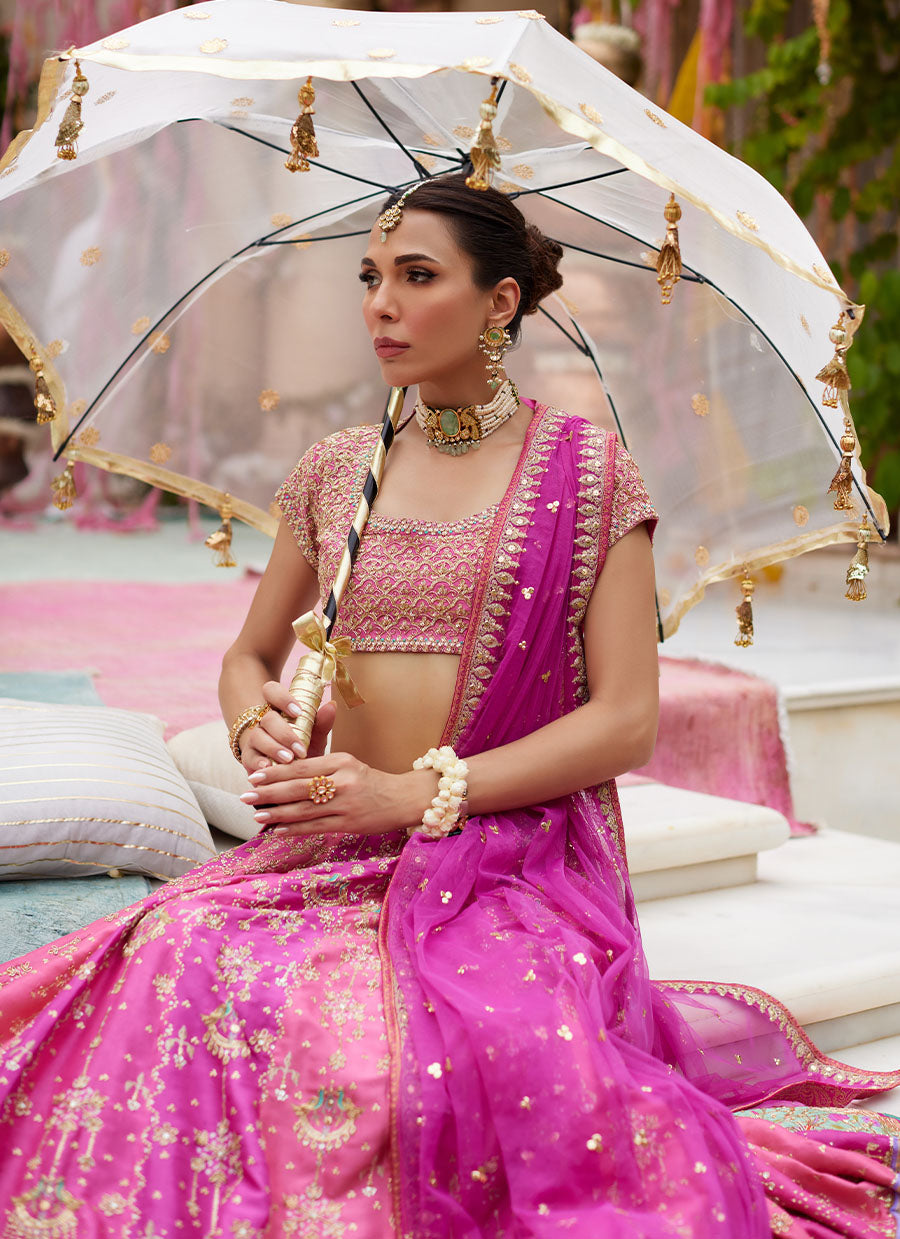 Parisa Hot Pink Lehenga Choli