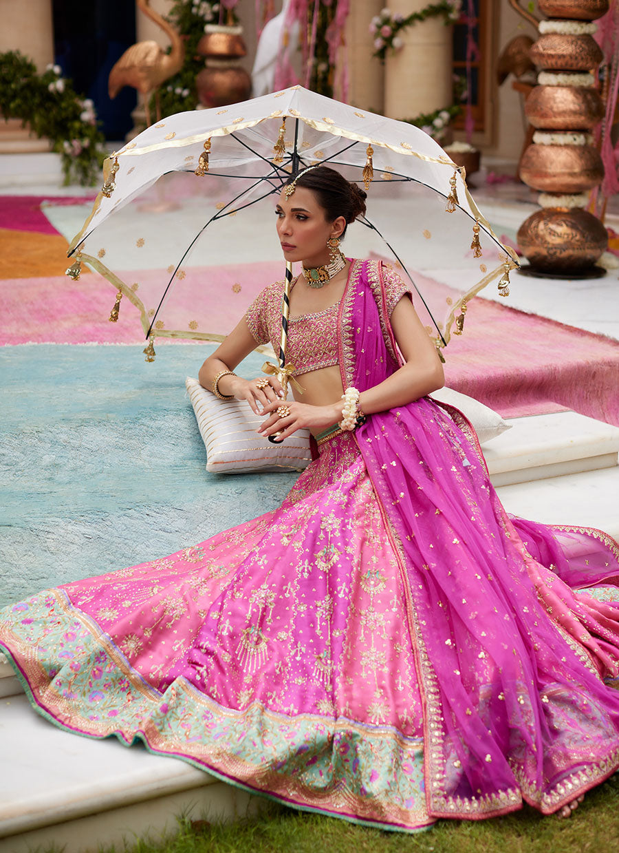 Parisa Hot Pink Lehenga Choli