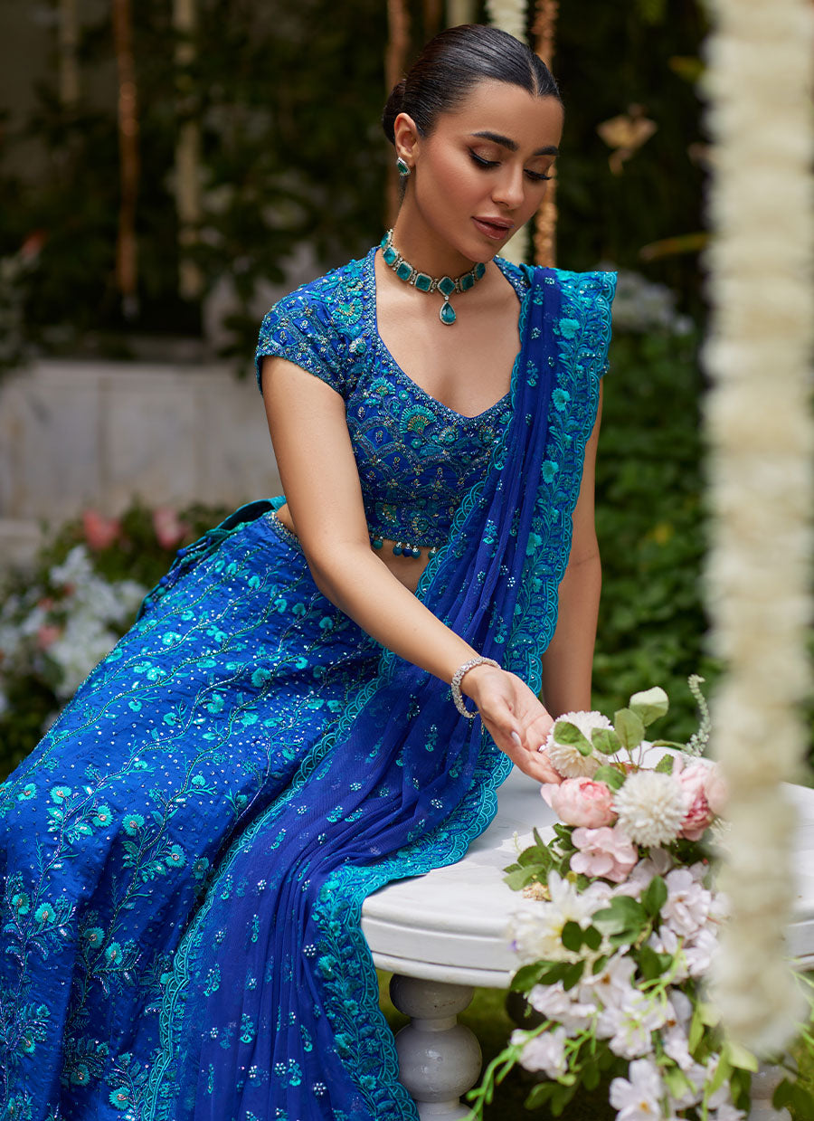 Laira Royal Blue Lehenga Choli