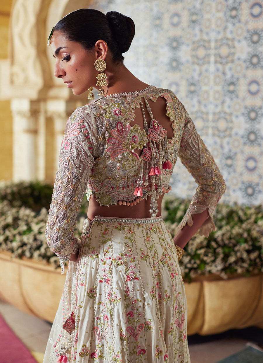 Amarisa Ivory Lehenga Choli