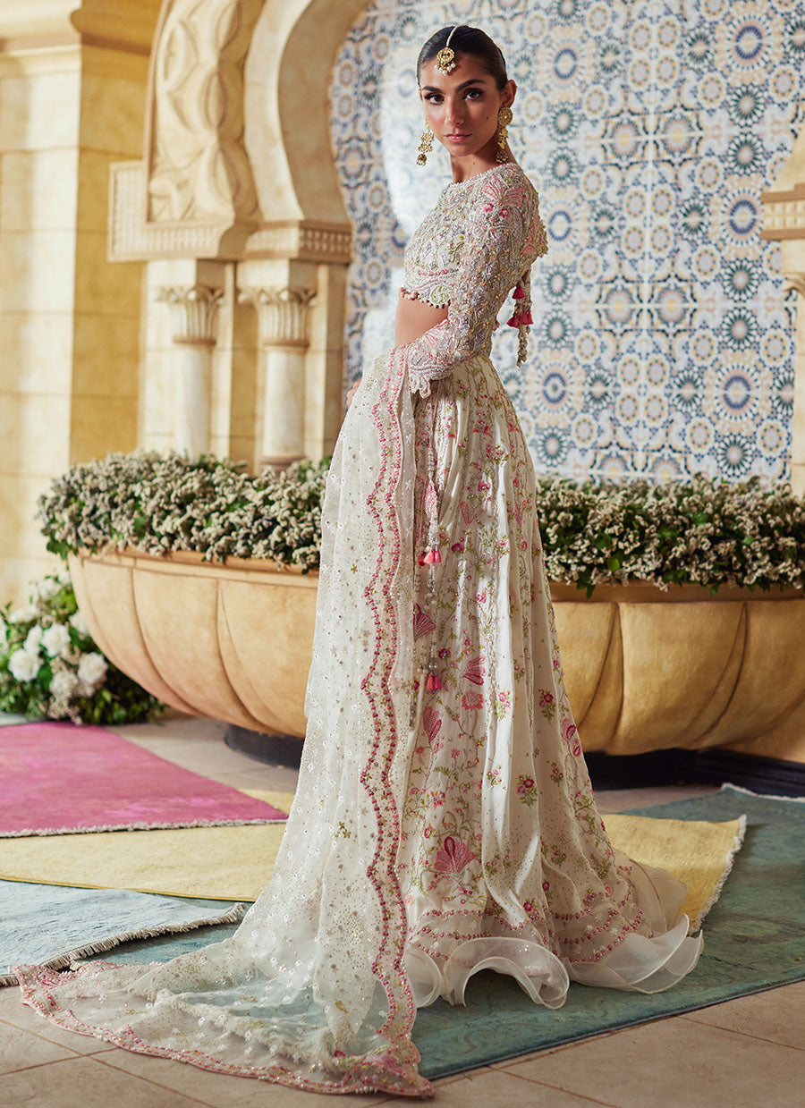 Amarisa Ivory Lehenga Choli