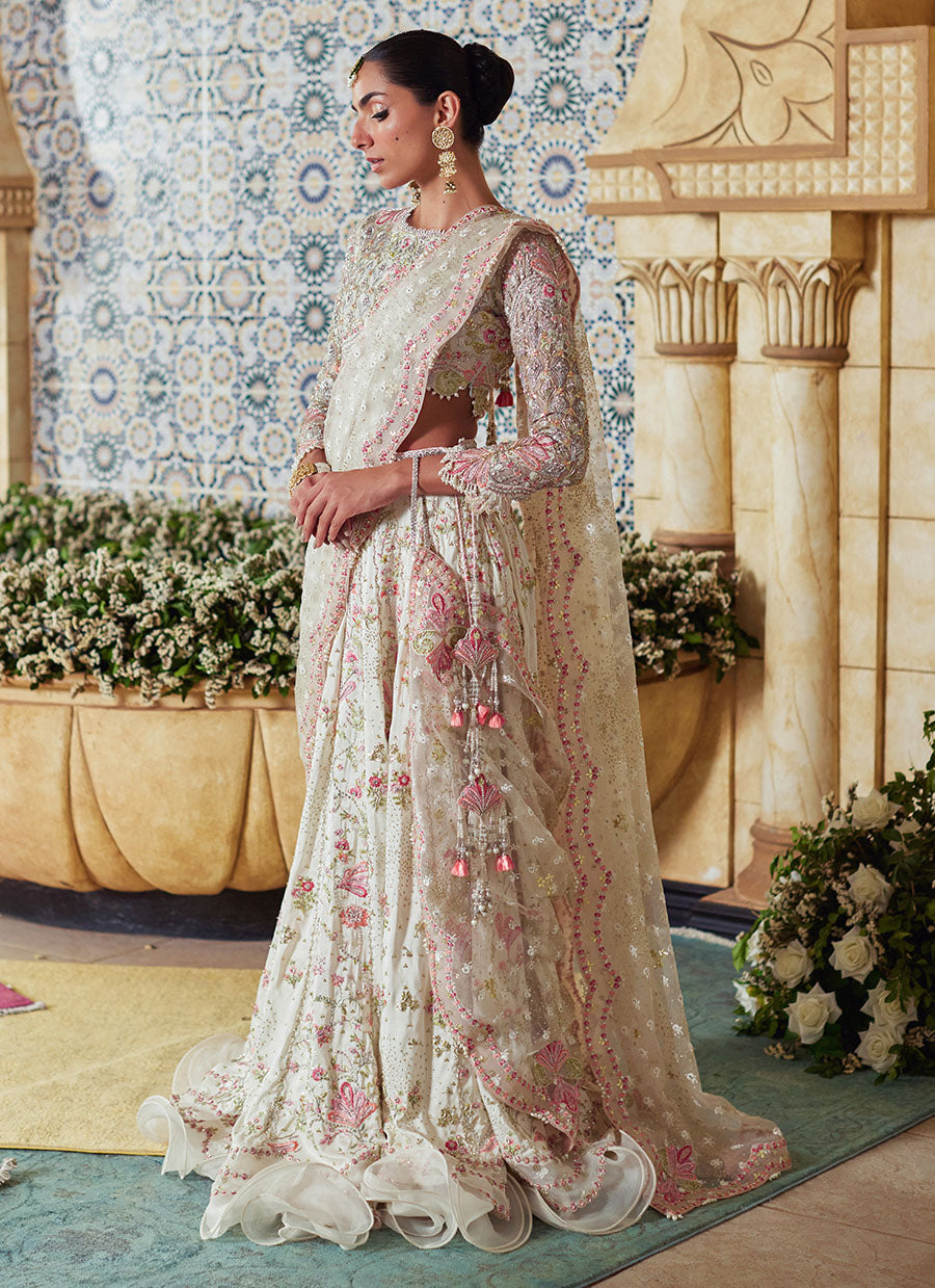 Amarisa Ivory Lehenga Choli