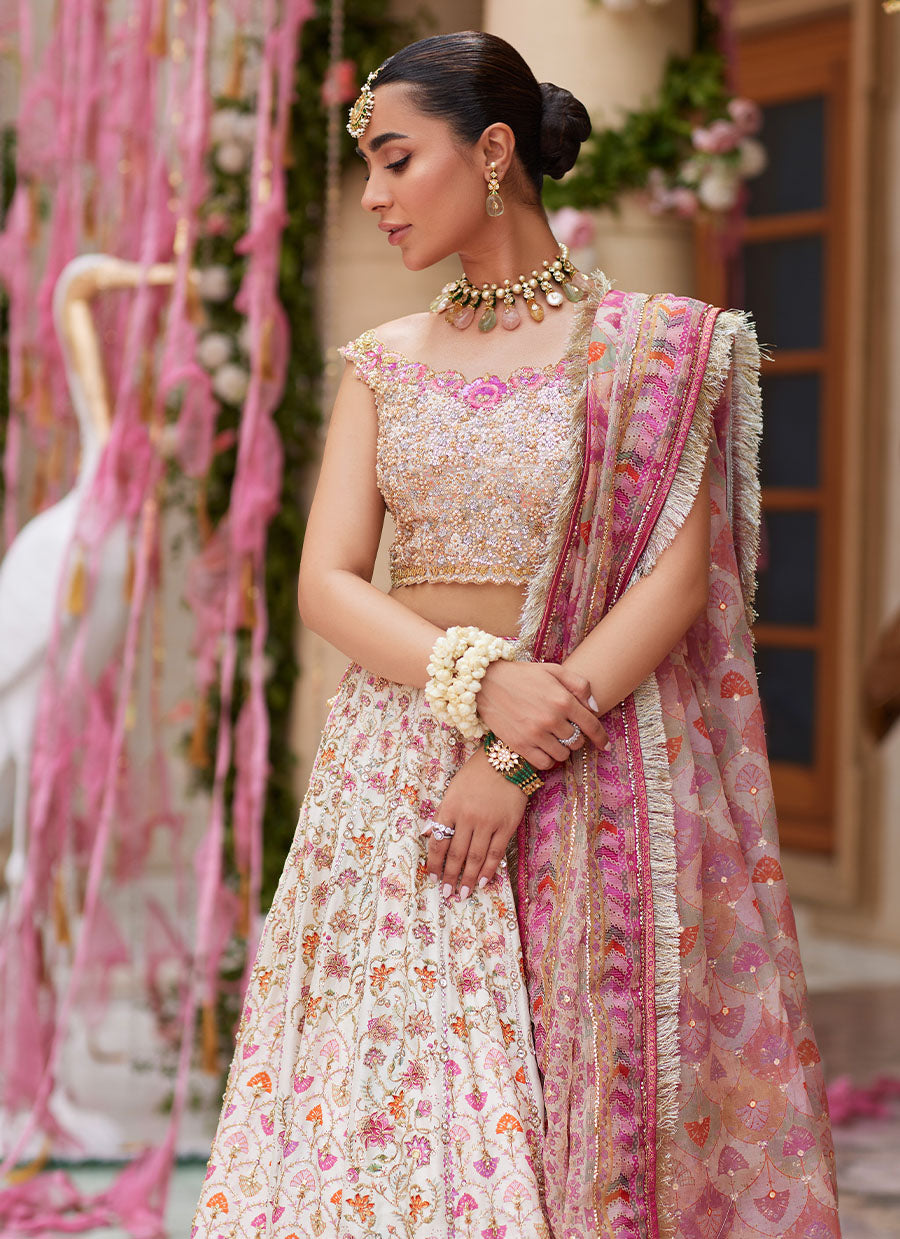 Rinesa Ivory Lehenga Choli