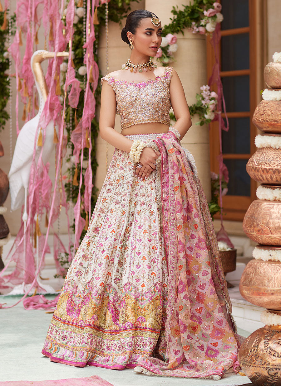 Rinesa Ivory Lehenga Choli