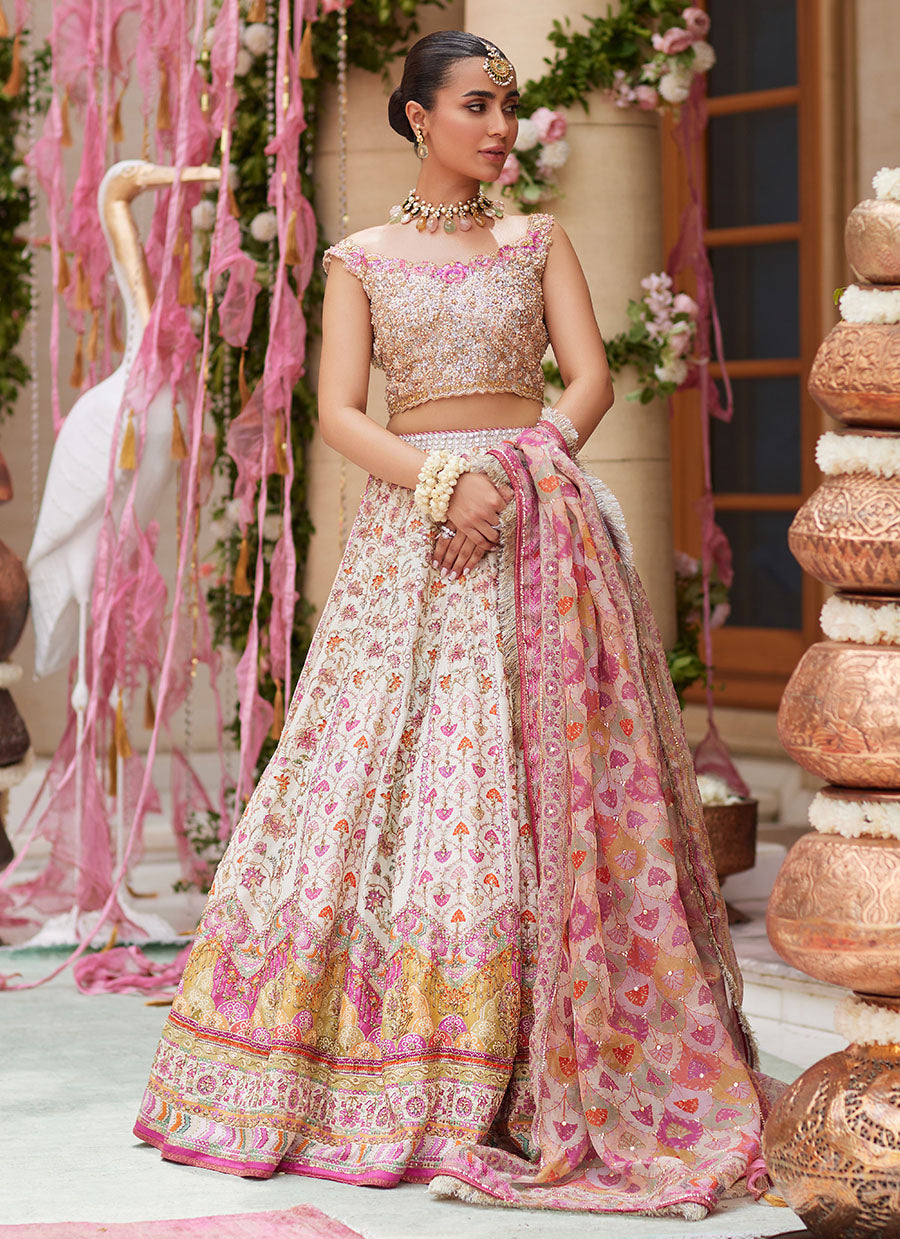 Rinesa Ivory Lehenga Choli