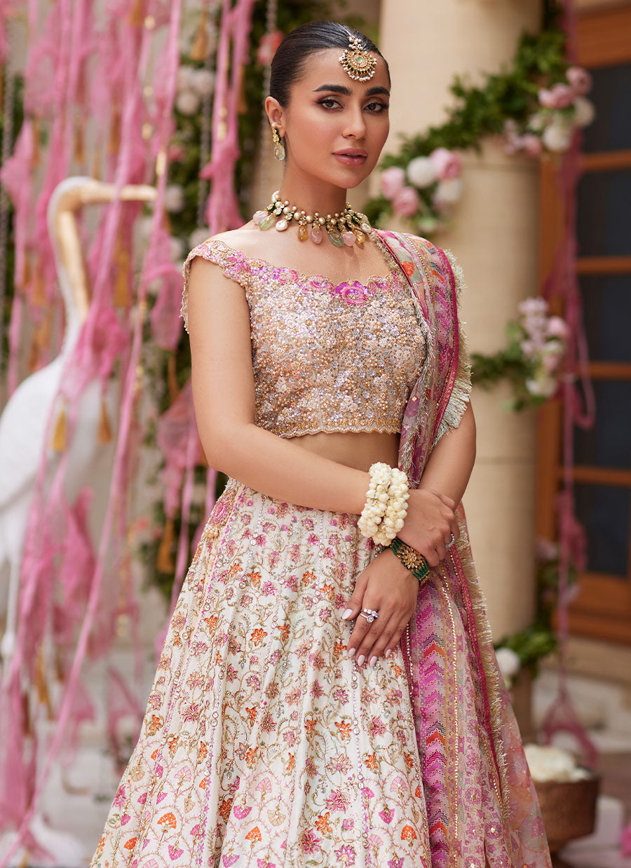 Rinesa Ivory Lehenga Choli