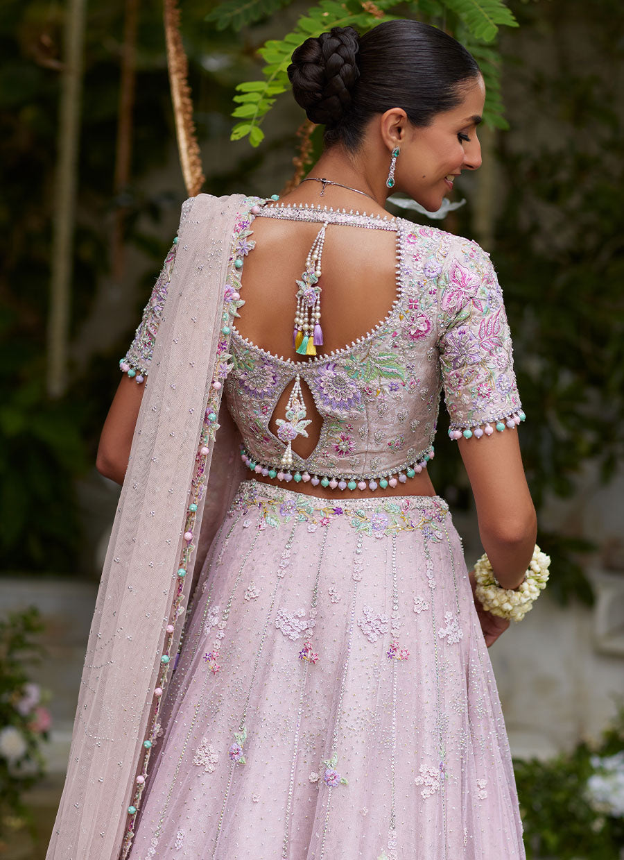 Gisel Powder Pink Lehenga Choli